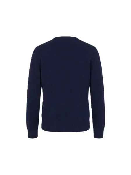 Sweter Mc2 Saint Barth wełniany niebieski