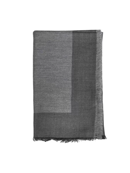 Szal Saint Laurent wełniana czarna