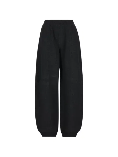 Pantaloni de jogging Max Mara de lână alergare negru