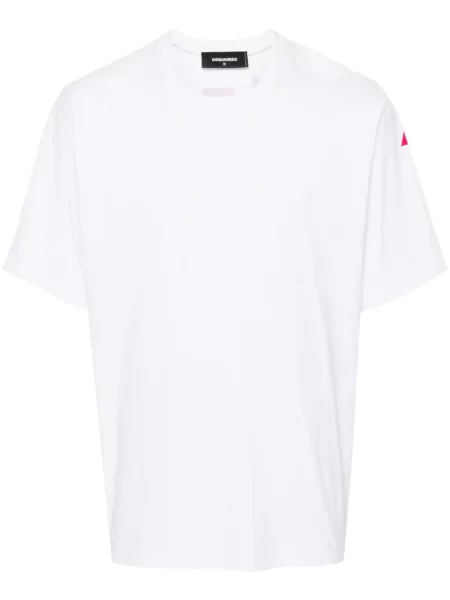 Tricou Dsquared2 cu imagine alb