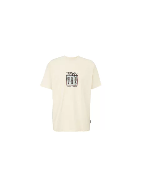 IrieDaily Candy Machine T-Shirt Mężczyźni Koszulki IrieDaily Krem Size: L