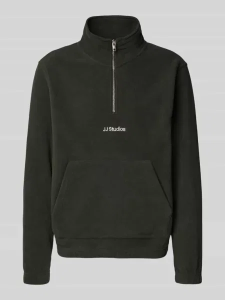 Sweter z polaru z kieszenią kangurką model ‘SOHO HALFZIP FLEECE’ Jack & Jones