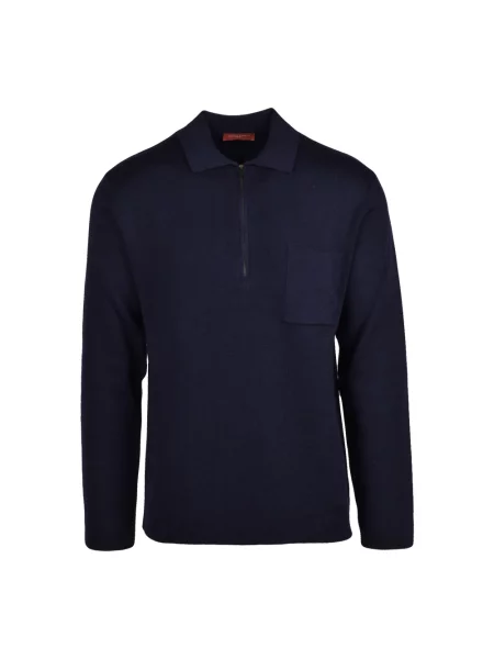 Sweter Daniele Fiesoli wełniany niebieski