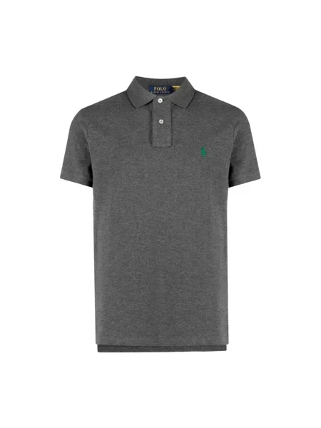 Koszulka polo o kroju slim fit z wyhaftowanym logo Polo Ralph Lauren niebieska