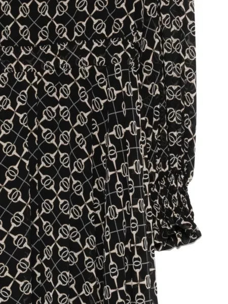 Maxi rochie maxi Babylone Paris cu imagine de costum negru