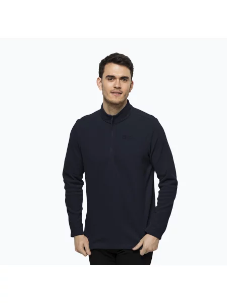Fleece mikina Jack Wolfskin Taunus HZ tmavě modrá