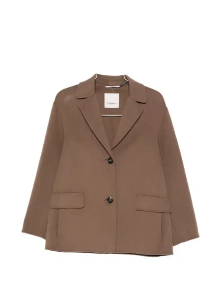 Geacă 's Max Mara cu rever maro