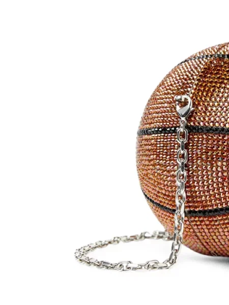 Baschet geantă Judith Leiber portocaliu
