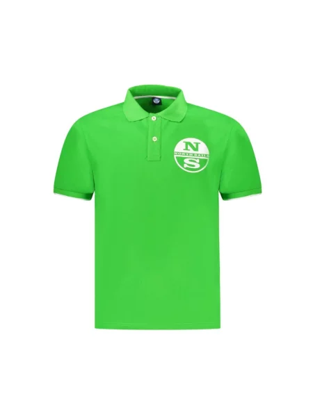 Koszulka polo North Sails z krótkim rękawem zielona