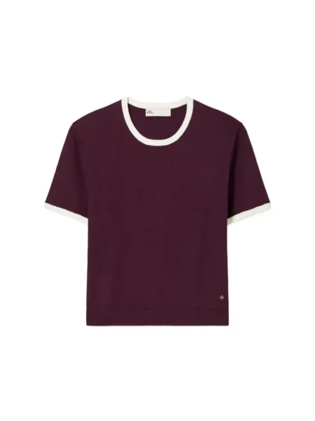 Sweter Tory Burch czerwony