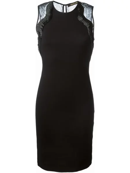 Rochie Roberto Cavalli din dantelă negru