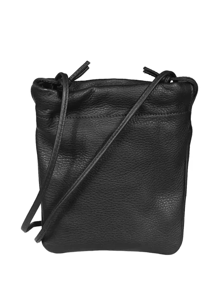 Geantă bucket Il Bisonte din piele negru