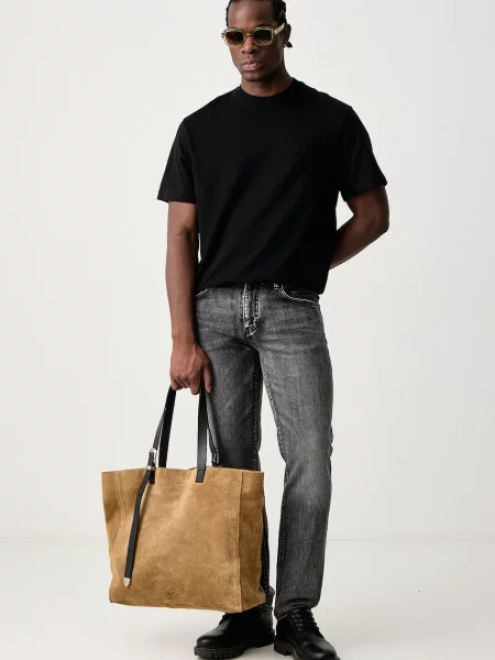 Armani Exchange blugi slim fit pentru bărbați gri