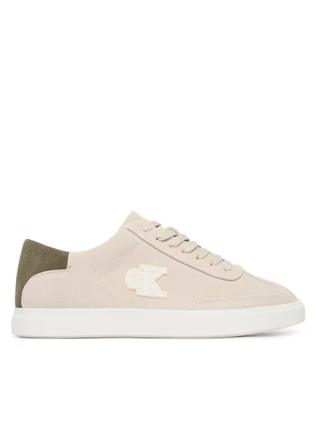 Tenisice Calvin Klein Low Pro Cups Wt Suede Mg bež