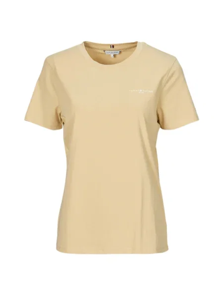 Tričko Tommy Hilfiger béžová