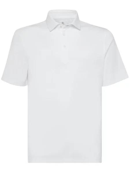 Polo Brunello Cucinelli alb