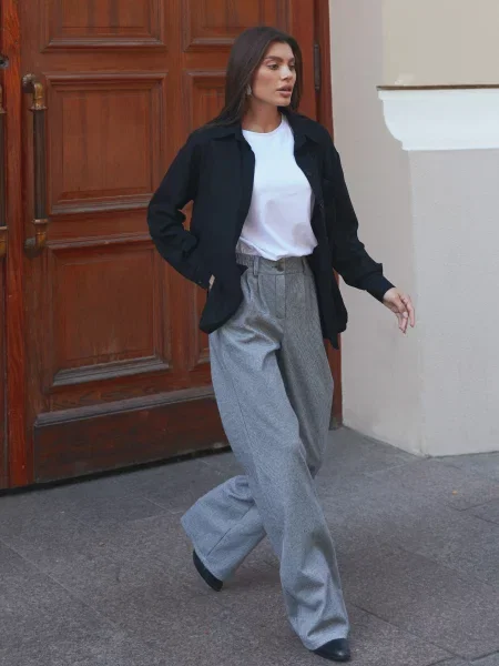 Сорочка Seventeen бавовна/віскоза чорний