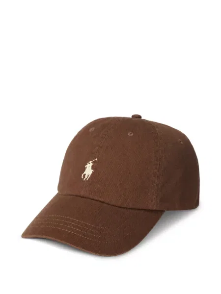 Geantă Polo Ralph Lauren din piele de căprioară cu autograf maro