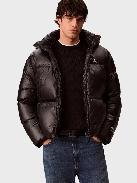 Джинсова куртка Calvin Klein Jeans чорна