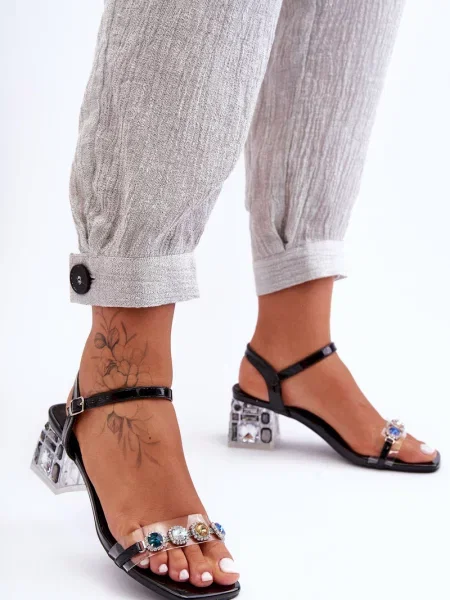 Sandály S. Barski černé