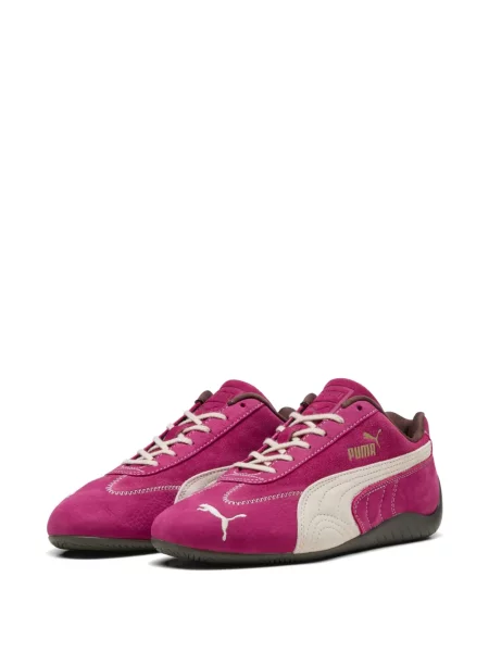Sneakers Puma με κορδόνια με δαντέλα ροζ