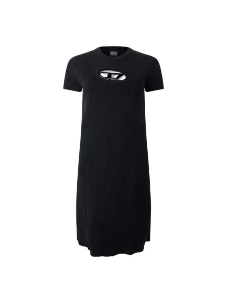 Sukienka maxi Diesel czarna