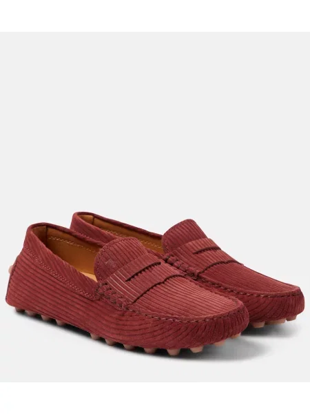 Loaferke Tod's iz semiša rdeča
