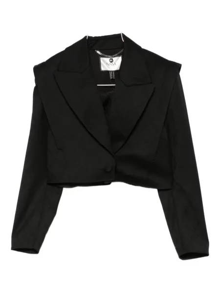 Kurtka Nissa o krotszym kroju ocieplana czarna