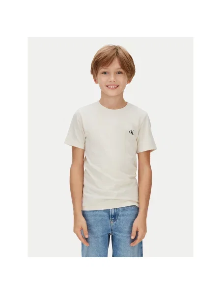 Majica Calvin Klein Jeans bela