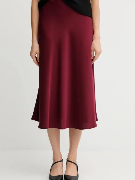 Joop! fustă midi evazați bordo