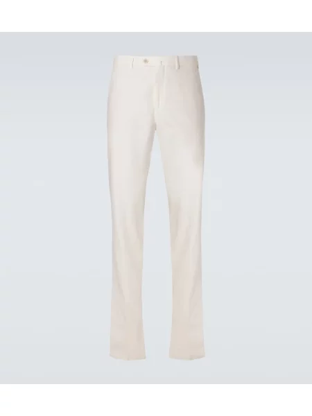 Pantaloni Loro Piana alb