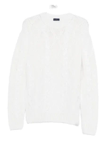 Pulover Paul & Shark de lână alb