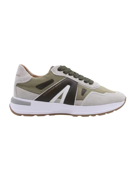 Sneakersy Alexander Smith skórzane zielone