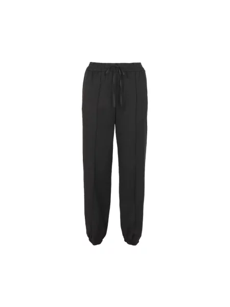 Spodnie Jil Sander wełniane czarne