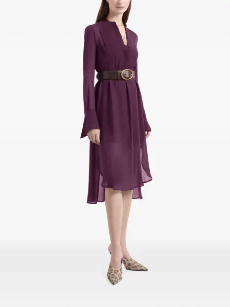 Rochie tip cămașă Nina Ricci violet