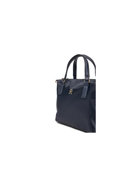 Ročna torba Tommy Hilfiger modra