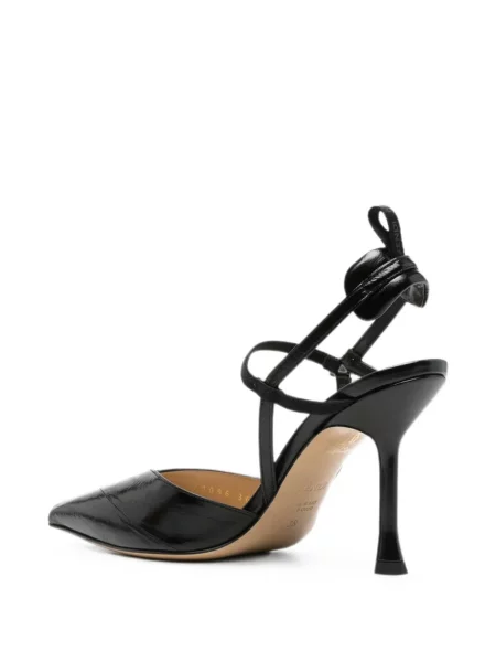 Pantofi cu toc Fendi slingback negru