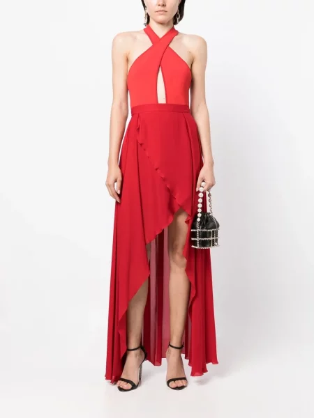 Sijonas Elie Saab raudona