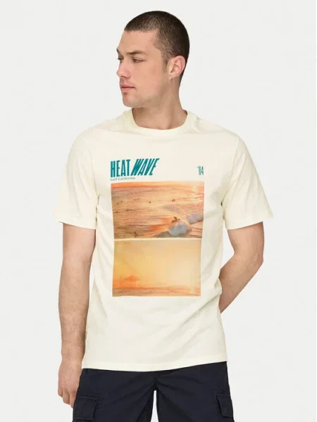 Only & Sons Tricou Magdy alb