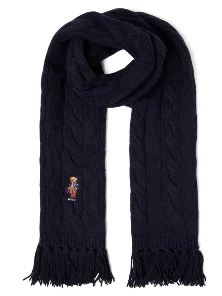 Szalik Polo Ralph Lauren niebieska