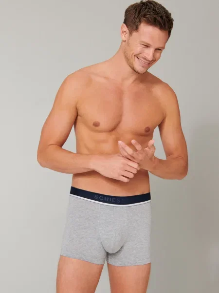 SCHIESSER Boxeralsók tengerészkék / szürke melír / fekete fehér