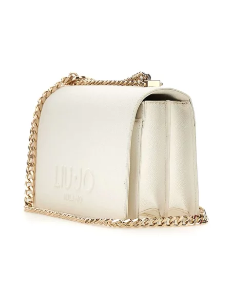 Liu Jo Torebki Kobieta Beżowy ONE SIZE Skóra Halona Shoulder Bag biała