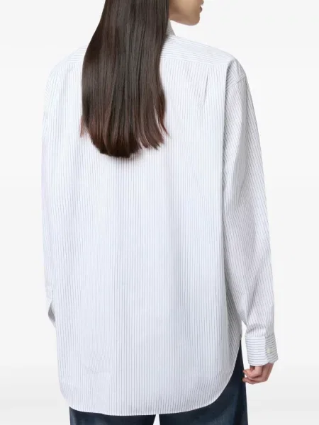 Cămașă Moschino din poplin alb