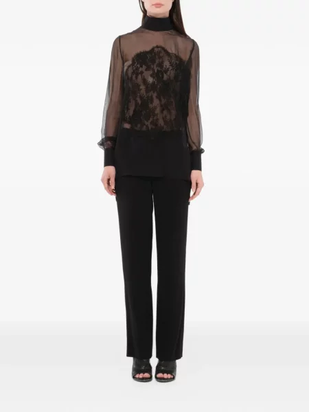Bluză Givenchy din dantelă negru