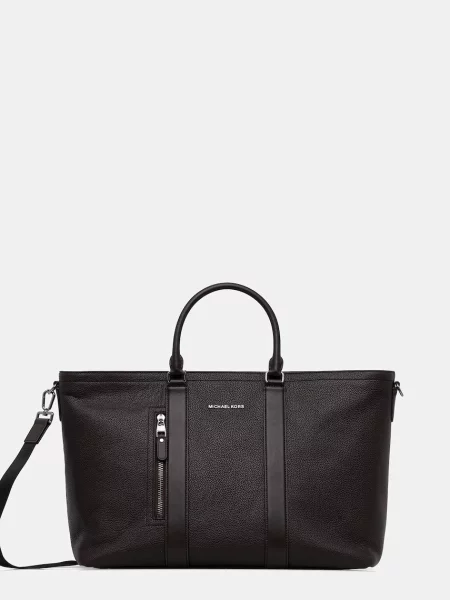 Usnjena torba Michael Kors rjava