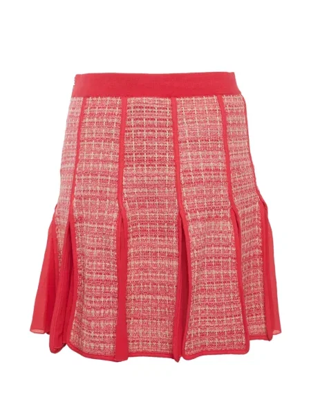 Fusta mini Elisabetta Franchi tricotate roșu