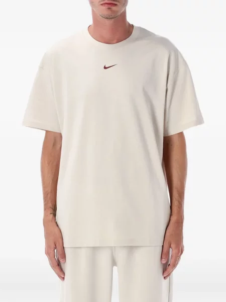 Tricou Nike din fleece alergare cu decolteu rotund gri