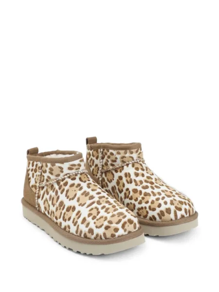 Botine Ugg cu imagine cu model leopard mini