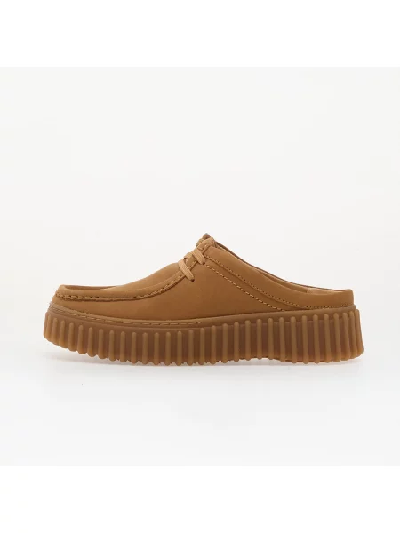 Кросівки Clarks з нубука коричневі