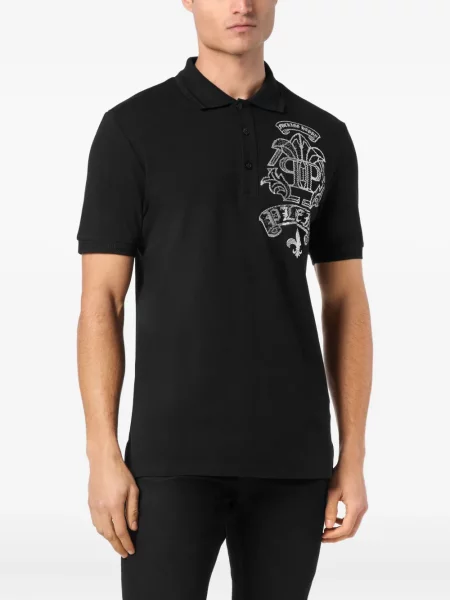 Tricou polo Philipp Plein negru